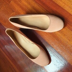 Dusty Rose Block Heels